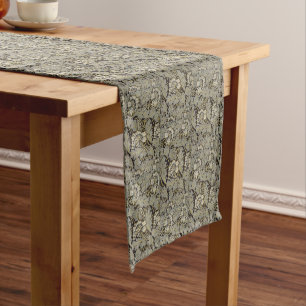 Chemin De Table Court 1876 Vintage William Morris Anemone