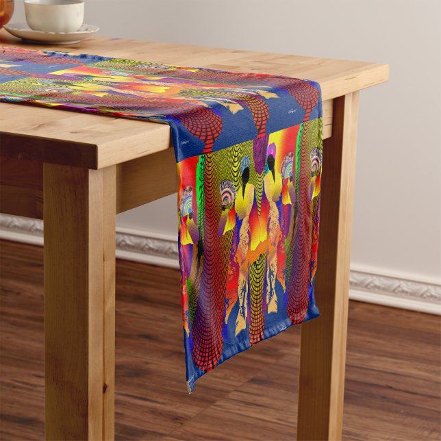 Chemin De Table Court Afrocentric femme créole haïtienne (Créateur téléchargé)