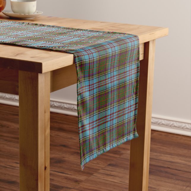 Chemin De Table Court Anderson Tartan (In Situ)