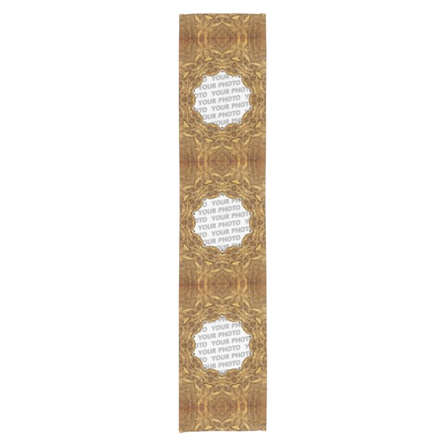 Chemin De Table Court Antique Frame I + votre image & backgr. (Devant)