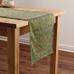 Chemin De Table Court Arts vintages et artisanat Style Apple Motif Fabri