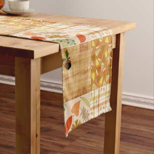 Chemin De Table Court Automne 4 coins 1Conception