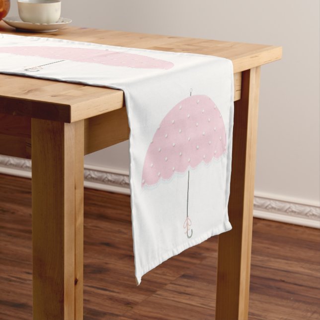 Chemin De Table Court Baby shower fille (In Situ)