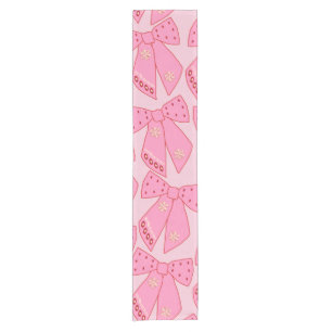 Chemin De Table Court Basses de Noël roses