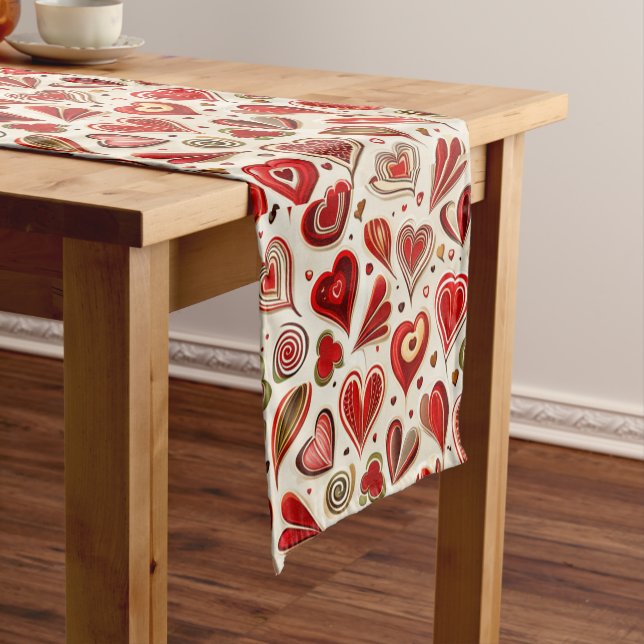 Chemin De Table Court Beaucoup d'amour (In Situ)