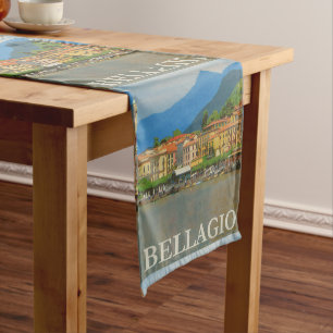Chemin De Table Court Bellagio Italie Poster Table Runner