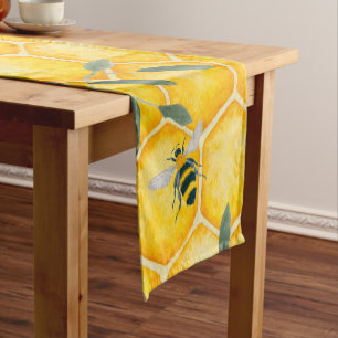 Chemin De Table Court Bumble Bee Honey Baby shower esthétique coureur