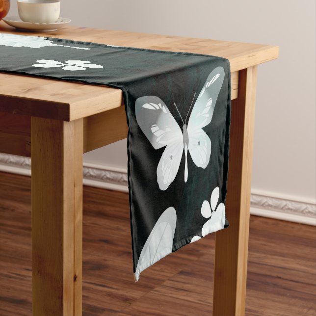 Chemin De Table Court Butterfly Pattern 14 (In Situ)