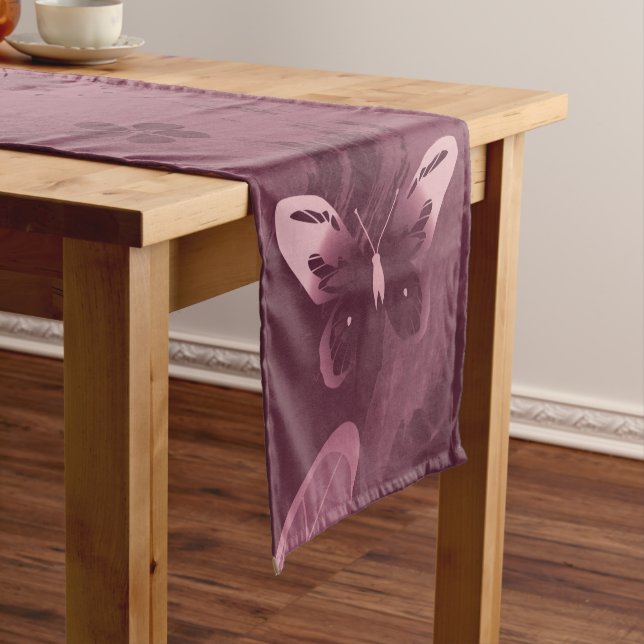 Chemin De Table Court Butterfly Pattern 16 (In Situ)