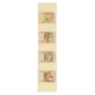 Chemin De Table Court Calendriers Art nouveau de l'ère victorienne par M
