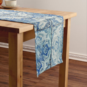 Chemin De Table Court Carreaux portugais Vintages Motif - Azulejo