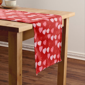 Chemin De Table Court Cascade Candy Heart