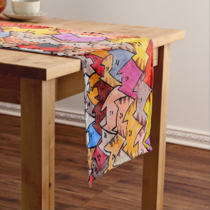 Chemin De Table Court Cats02 - Coureur de table