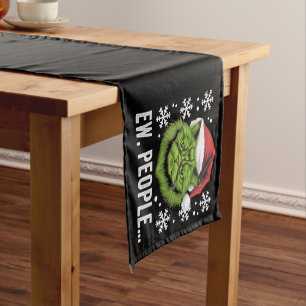 Chemin De Table Court Chat de Noël drôle Ew personnes amateurs de chat m