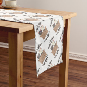 Chemin De Table Court Citation drôle Accueil est où est votre chat