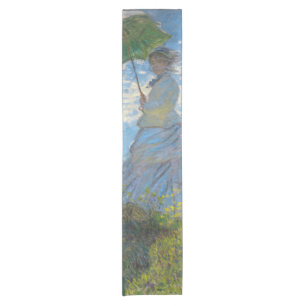 Chemin De Table Court Claude Monet - La Promenade, Femme avec un Parasol
