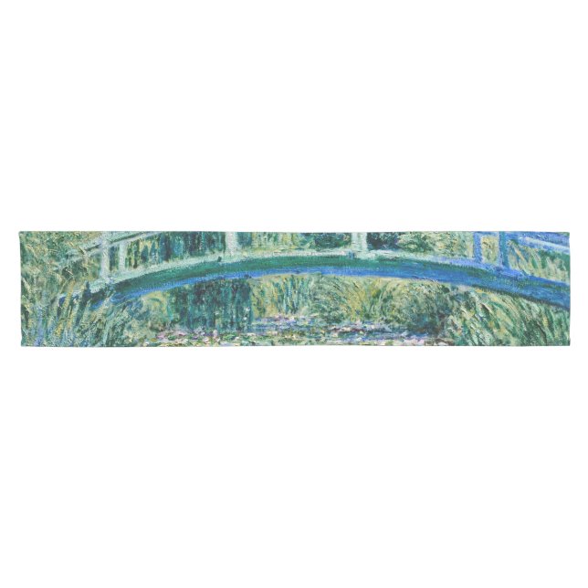 Chemin De Table Court Claude Monet - Pont D'Eau Et Pont Japonais (Horizontal)