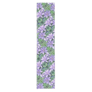 Chemin De Table Court Clematis Pourpre