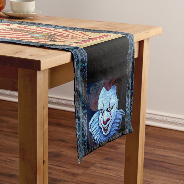 Chemin De Table Court Clown : Evil Table Runner (In Situ)
