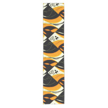 Conception noire orange