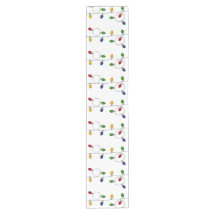 Couleur des lumières de Noël Coureur de table