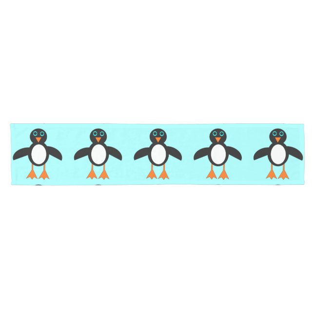 Chemin De Table Court Coupe de table de pingouin (Horizontal)