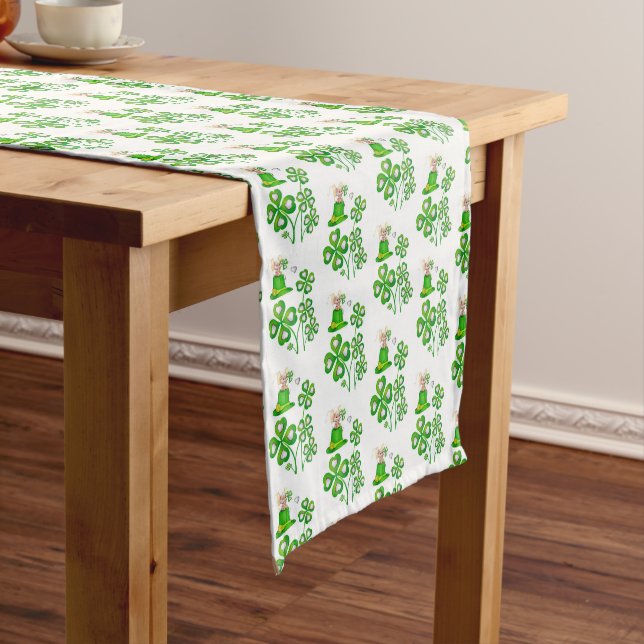 Chemin De Table Court Coureur de nappes Saint Patrick's Day (In Situ)