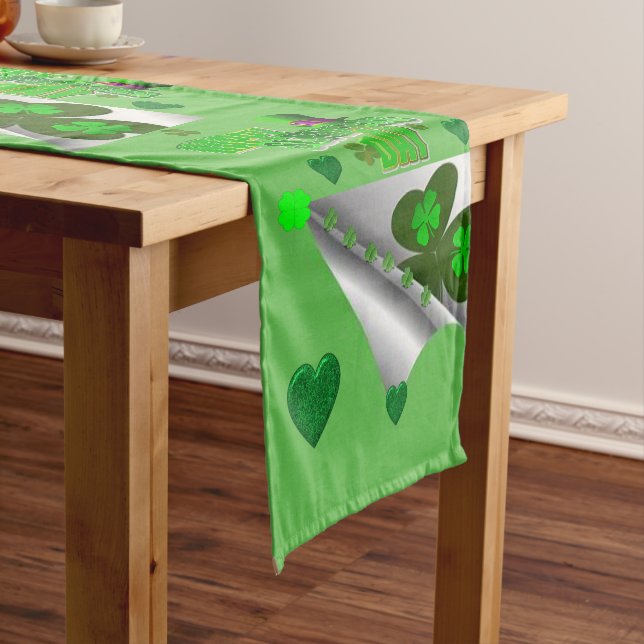 Chemin De Table Court Coureur de nappes Saint Patrick's Day (In Situ)