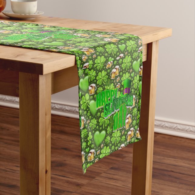 Chemin De Table Court Coureur de nappes Saint Patrick's Day (In Situ)