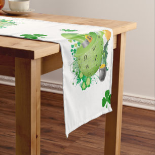 Chemin De Table Court Coureur de nappes Saint Patrick's Day