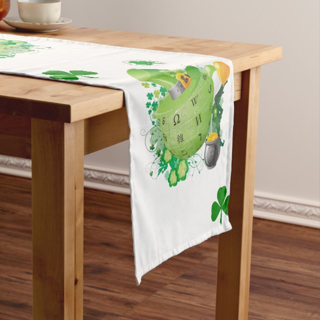 Chemin De Table Court Coureur de nappes Saint Patrick's Day (In Situ)
