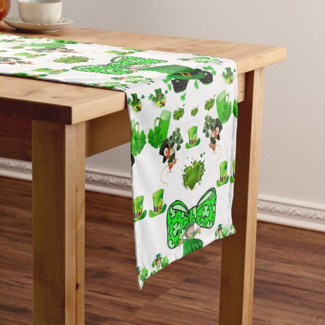 Chemin De Table Court Coureur de nappes Saint Patrick's Day (In Situ)