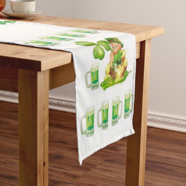 Chemin De Table Court Coureur de nappes Saint Patrick's Day (In Situ)