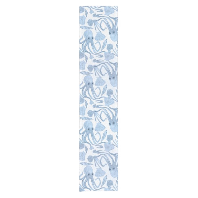 Chemin De Table Court Coureur de table courte octo bleu profond (Devant)