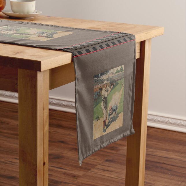 Chemin De Table Court Coureur de table de l'affiche de baseball (In Situ)