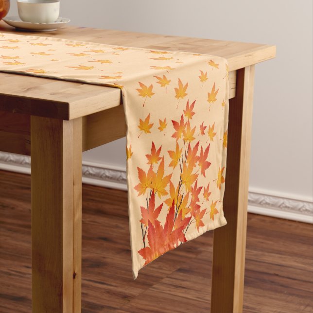 Chemin De Table Court Coureur de table des vibrations d'automne (In Situ)