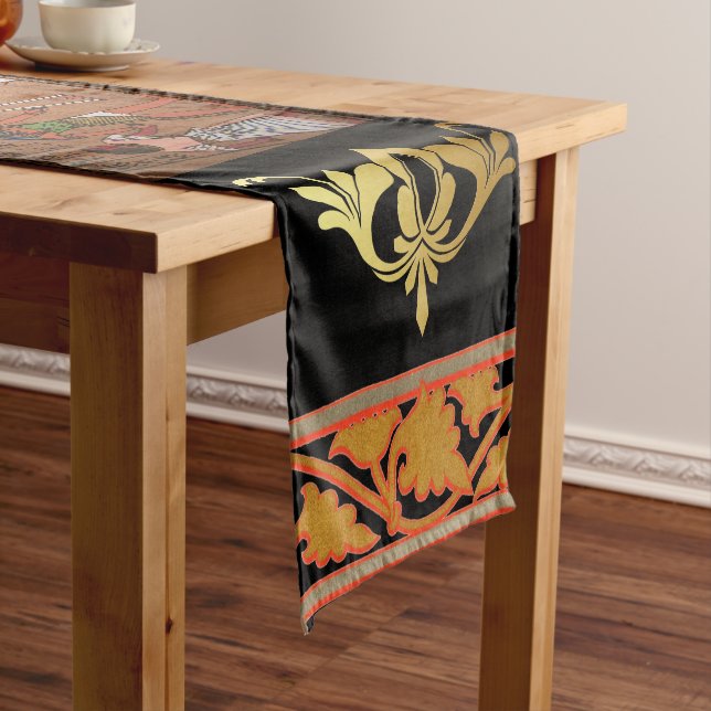 Chemin De Table Court Coureur de table Egypt-Hiéroglyphes (In Situ)
