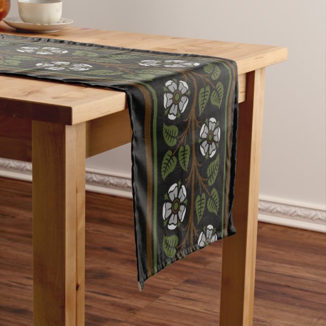 Chemin De Table Court Coureur de table Rose d'argent (In Situ)