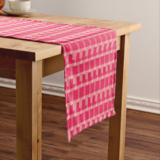 Chemin De Table Court Coureur de table rouge rose