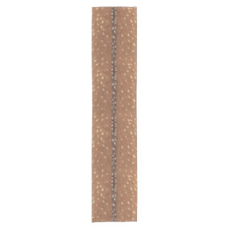 Chemin De Table Court Coureur Luxe de Tableau de peau de cerfs communs