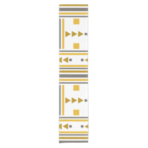 Chemin De Table Court Courte Table Runner Avec Motif géométrique