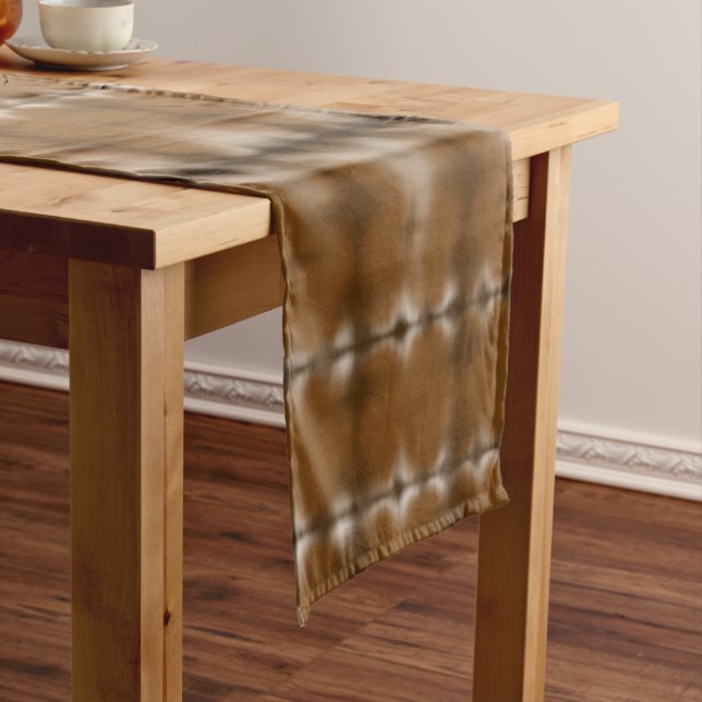 Chemin De Table Court Coussin de table de teinture de boue africaine imp (In Situ)