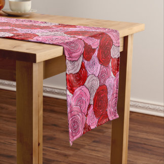 Chemin De Table Court Couverture des Roses