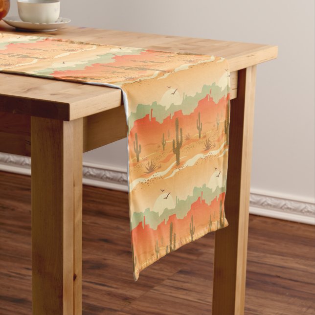 Chemin De Table Court Desert Landscape Design Table Runner (In Situ)