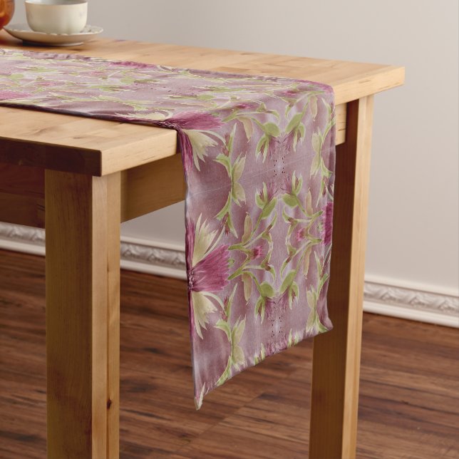 Chemin De Table Court Designer Bourgogne Flown (In Situ)