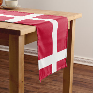 Chemin De Table Court Drapeau danois & Danemark Voyage, vacances/sports 