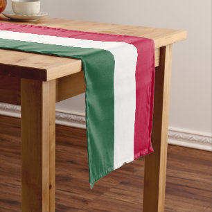 Chemin De Table Court Drapeau du Mexique