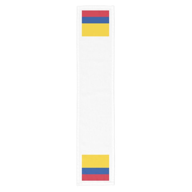 Chemin De Table Court Drapeau : La Colombie (Devant)