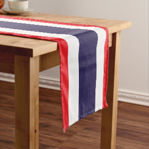 Chemin De Table Court Drapeau thaïlandais & Sports décoration de la mais