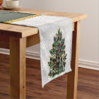 Elégant arbre de Noël Vintage avec flocons de neig